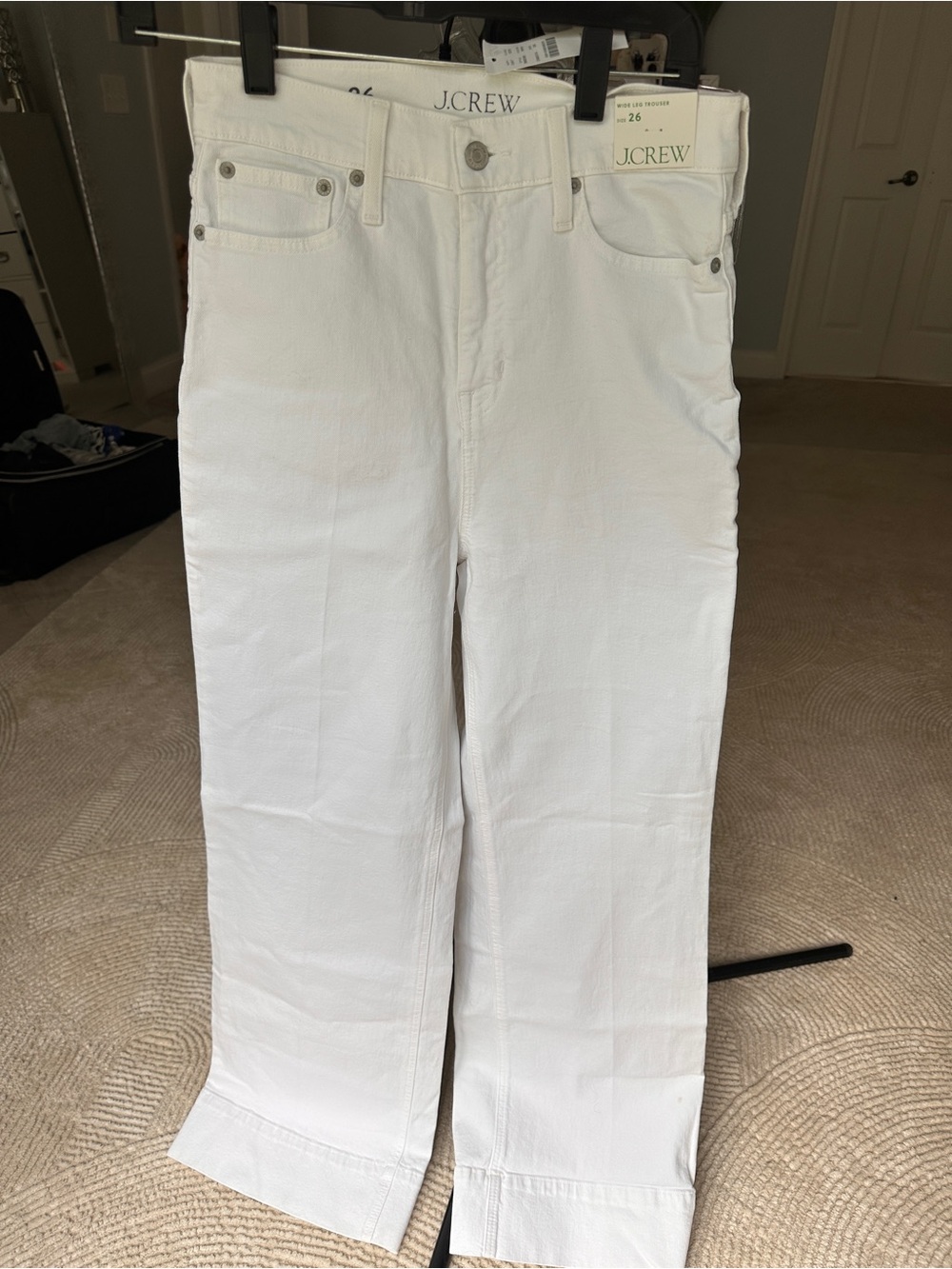 J. Crew Women’s White Bootcut Jeans